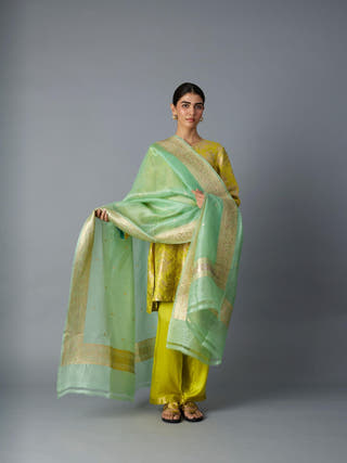 Hazara Co-ord Set | Yellow