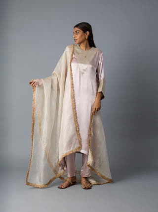 Tikona Co-ord Set | Light Pink