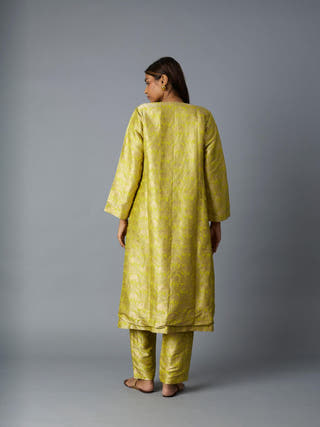 Khajoor Brocade Kurta Set