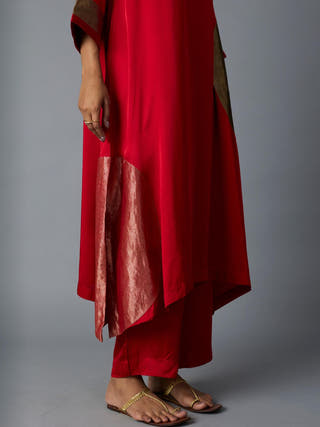 Rangoli Kaftan | Red