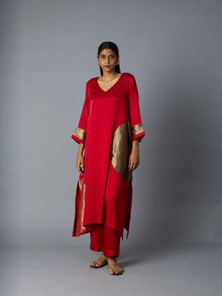 Rangoli Kaftan | Red