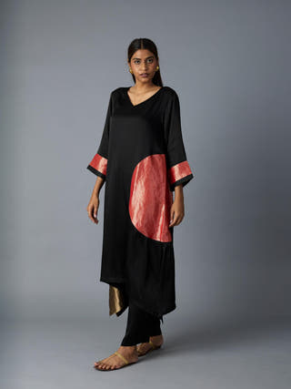 Rangoli Kaftan | Black