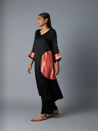 Rangoli Kaftan | Black