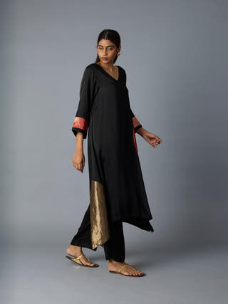 Rangoli Kaftan | Black