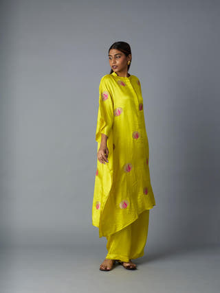 Mor Kaftan Set | Yellow