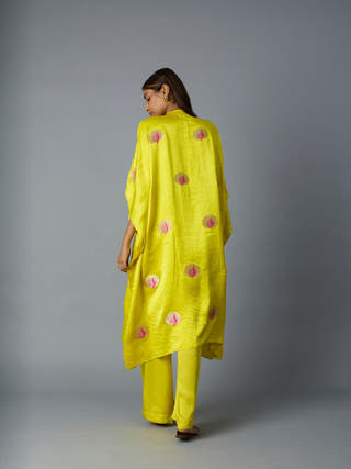 Mor Kaftan Set | Yellow
