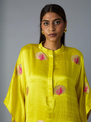 Mor Kaftan Set | Yellow