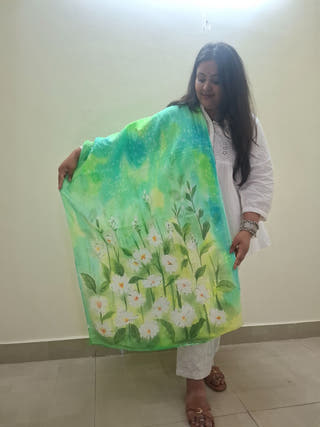 Shiuli Phool Stole