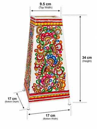 Tholu Bommalata Lotus Lamp - Dimensions