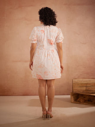 Anyaa Hand-Embroidered Shell Short Dress