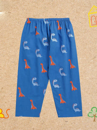 Dino Friends Blue Unisex Nightdress