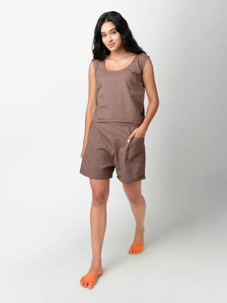 Brown Dora Shorts