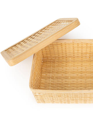 Mira Handcrafted Bamboo Rectangular Box
