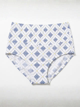 Indigo & Porcelain Organic Cotton Classic Briefs | Pack Of 2