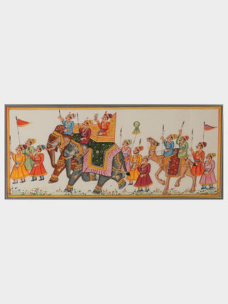 Kangra Miniature: Procession 2 ARAVALI
