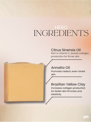 Orange Tangerine & Annatto Cold Processed Soap