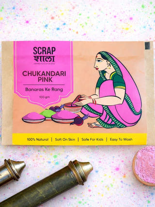 Holi Milan Gift Box | Natural Gulaal & Thandai | Handmade in Banaras