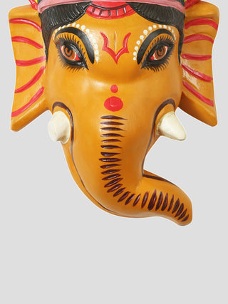 Wooden Ganesha in Colour ARAVALI