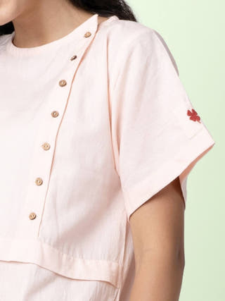 Paty Pink Sheath Dress