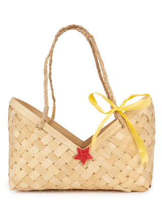 Totea Handcrafted Bamboo Basket