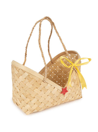 Totea Handcrafted Bamboo Basket