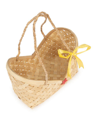 Totea Handcrafted Bamboo Basket