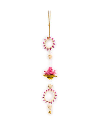 Pankhuri handcrafted Palm Leaf Hanging - Set of 2