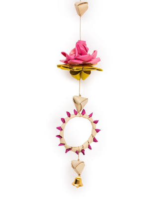 Pankhuri handcrafted Palm Leaf Hanging - Set of 2