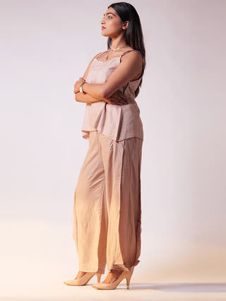 Osmo Top Pant Set Beige