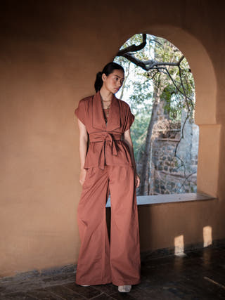 Copper Berlin Shawl Collar