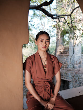 Copper Berlin Shawl Collar