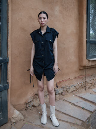 Black Sunrise Gather Shirt