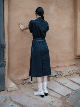 Black Harajuku Trench