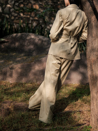 Khaki Cambridge Blazer The Terra Tribe