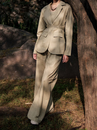 Khaki Cambridge Blazer The Terra Tribe