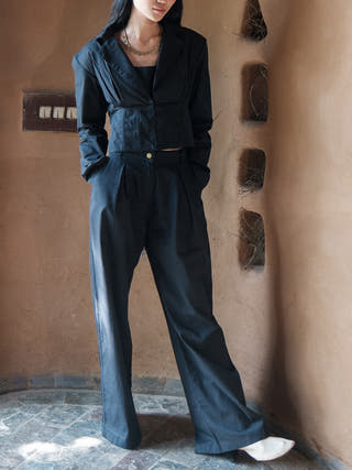 Black Milano Blazer The Terra Tribe