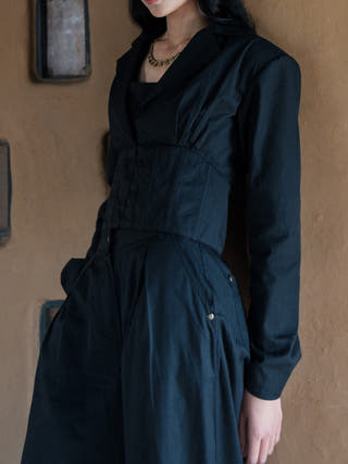 Black Milano Blazer The Terra Tribe