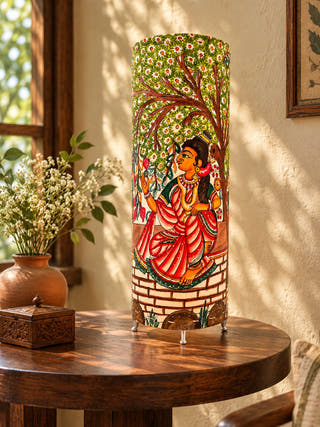 Ramayana Table Lamp