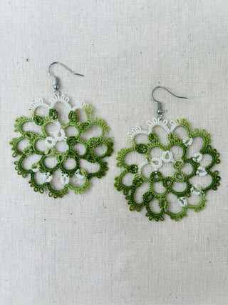 Olive Branch Earrings Knots to Node