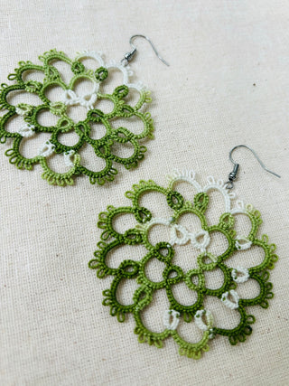 Olive Branch Earrings Knots to Node