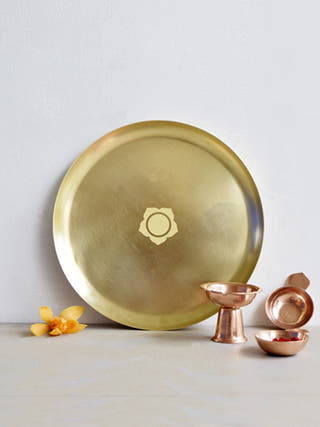 Divinity Platter Brass