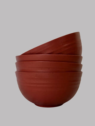 Wheat Straw Bowls Set Of Four Irida Naturals