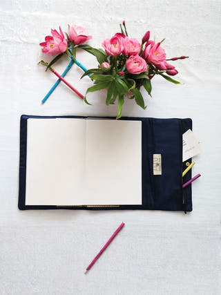 Abstract Multipurpose Notebook Case With Notebook