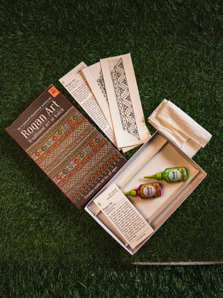 DIY Educational Colouring Kit - Rogan Art of Kutch for Young Artists (5 Years +)
