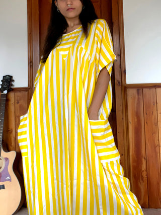 Mohru Dress Yellow Phuhar's