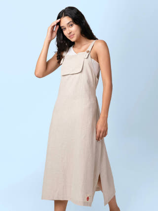 Luma Dungaree Dress
