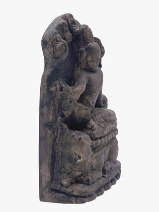 Simhanada Avalokiteshvara Grey Stone Finish