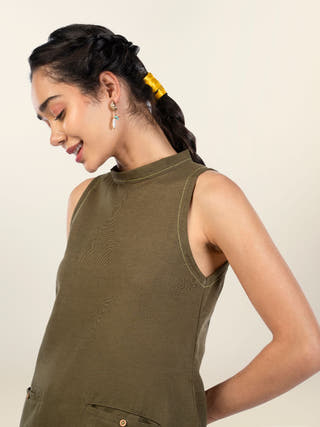 Cove Sleeveless Halter Neck Co-Ord Set