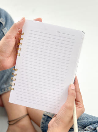 Handcrafted Sustainable A5 Wire Bound Paper Journal