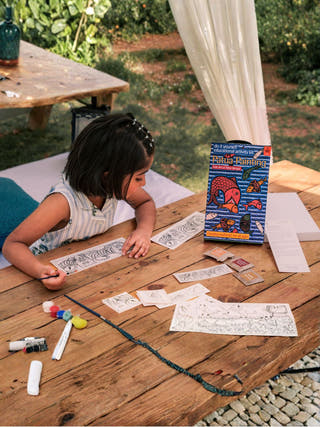 DIY Educational Colouring Kit - Patua Painting of West Bengal for Young Artists (5 Years +)